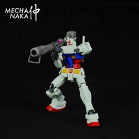 MechaNaka's Gunpla weapon - A miniature bazooka modeled after those used by Dom type mobile suits. Features rotatable aiming scopes, trigger hand grip, and supporting hand grip. Especially suitable to add to your Zeon type Gunpla!