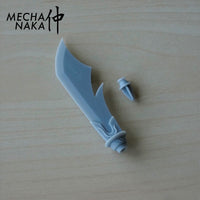 MechaNaka's Gunpla weapon - A miniature Guandao / Guan Dao, also called a Crescent Moon Blade; a single-bladed polearm famously used by Guan Yu, a legendary general from the Three Kingdoms period of ancient China. Details.